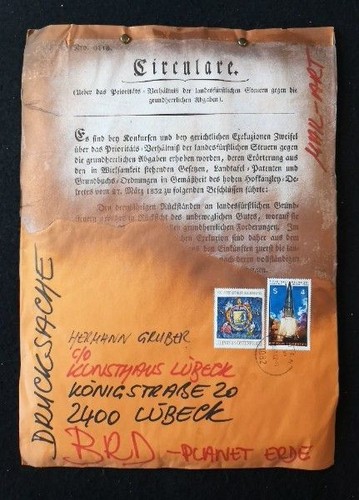 Circulare mail art - mail-art.,